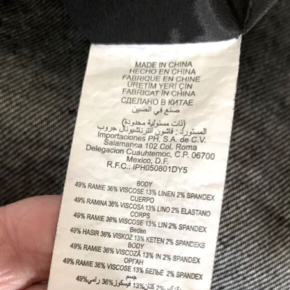 Bebe Black Pencil Skirt Size 10 - Picture 10 of 10